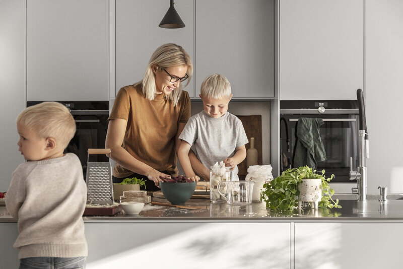 Kjøkkeninspirasjon Bistro perlegrå