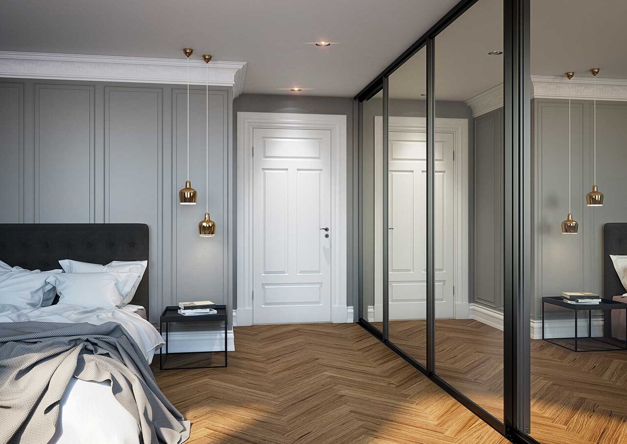 Skyvedører soverom Frontrow speil Skyvedører soverom Frontrow speil