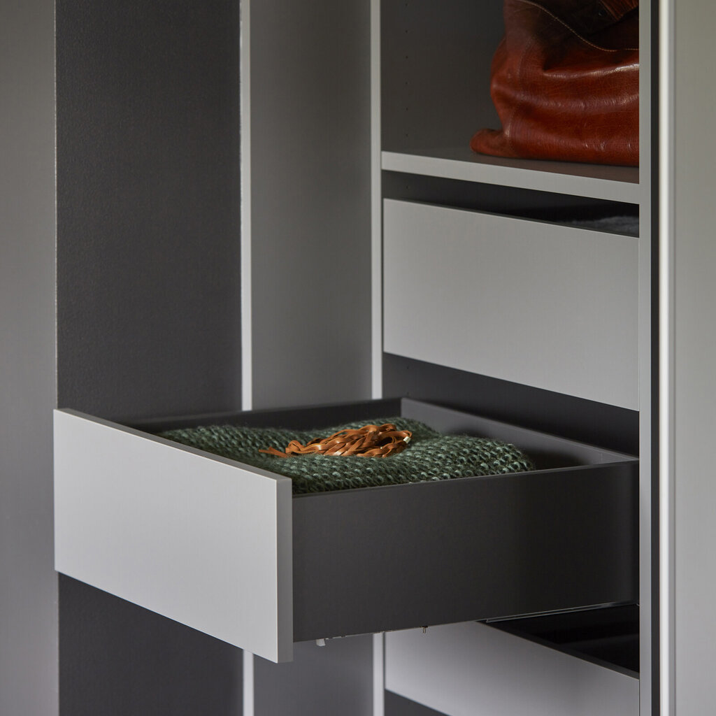 Garderobeinnredning skuffe fullutrekk