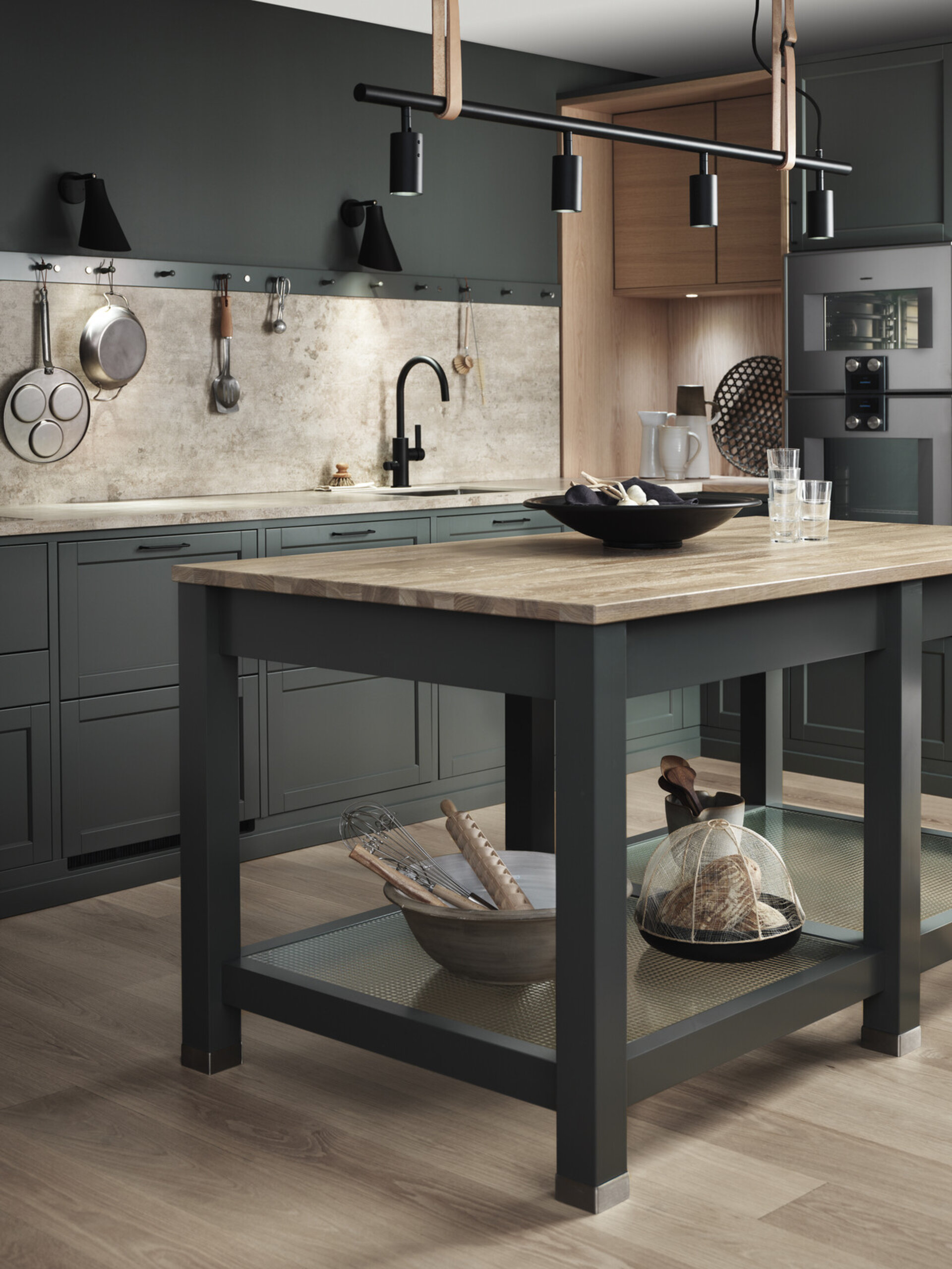 Kjøkkeninspirasjon Shaker Gastro grønngrå