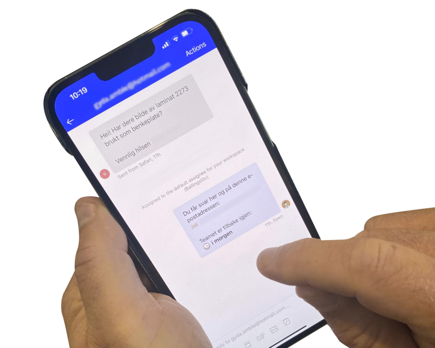 Chat support Intercom