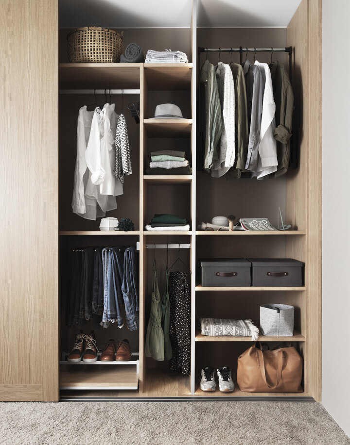 Garderobeinspirasjon Showstopper lys eik