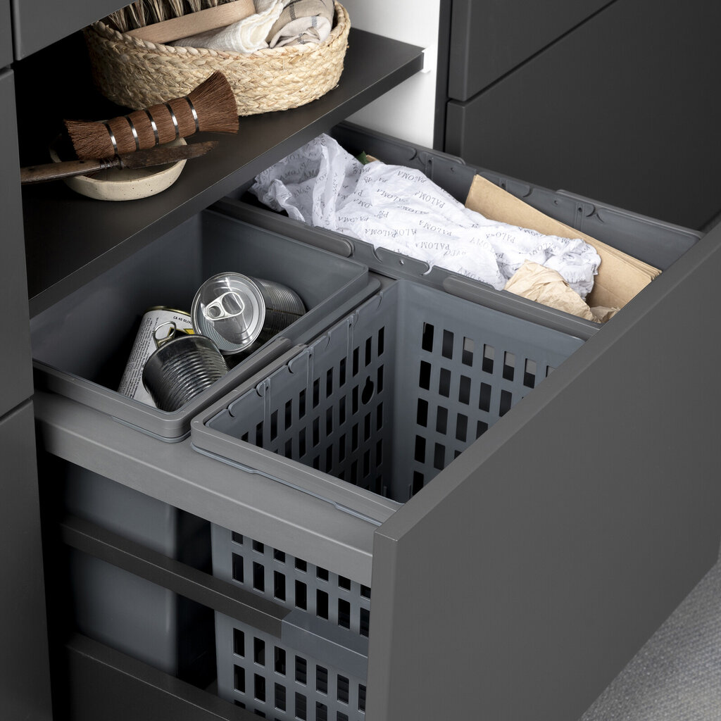 Atira avfalsskap 60, skuffe med avfallsinnredning