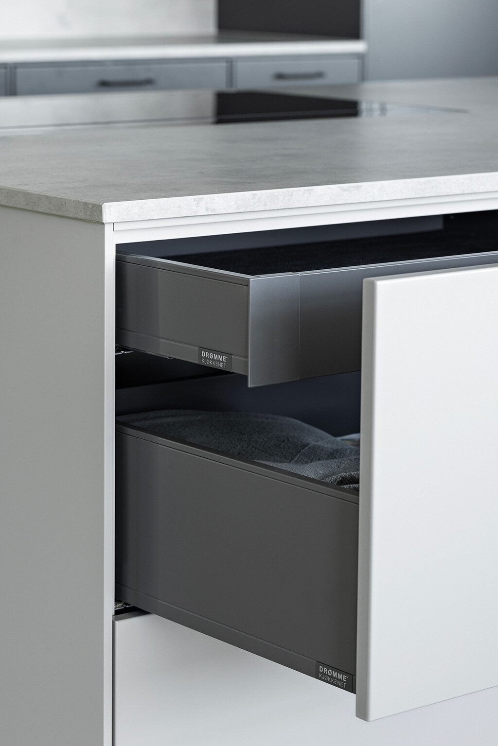 Kjøkkenskuffer detaljer Kjøkkenskuffer detaljer
