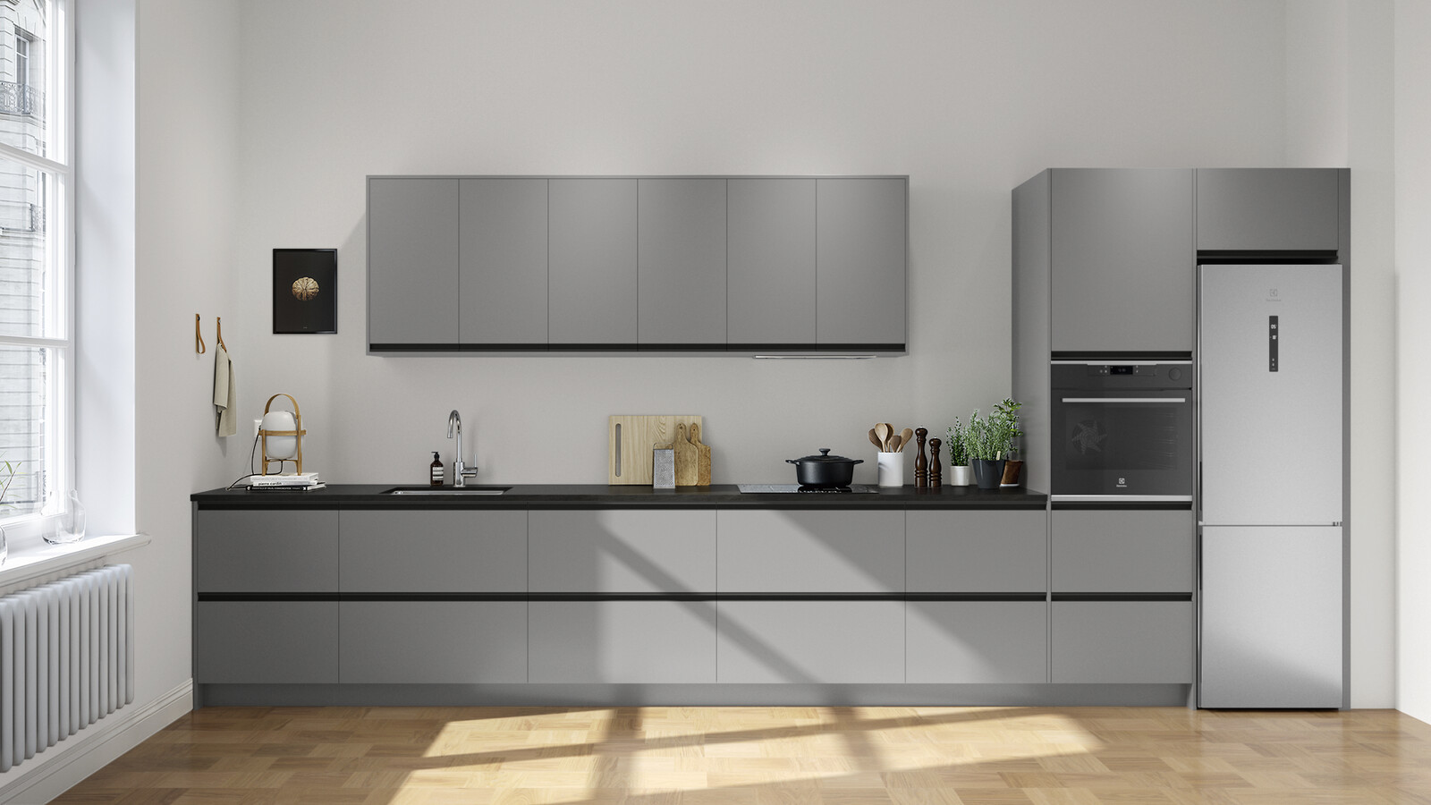 Stil mørkegrå grafittgrå