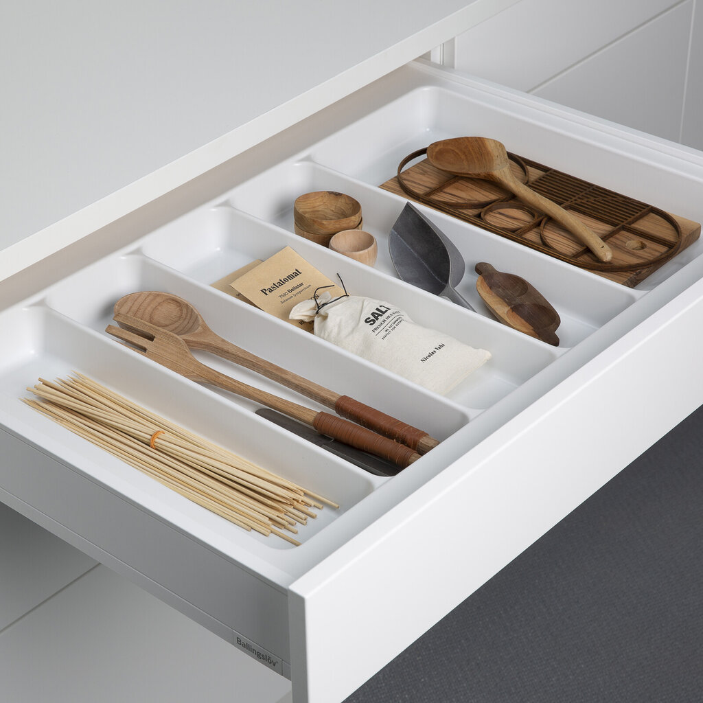 Redskapsinnsats 80 hvit plast Redskapsinnsats 80 hvit plast