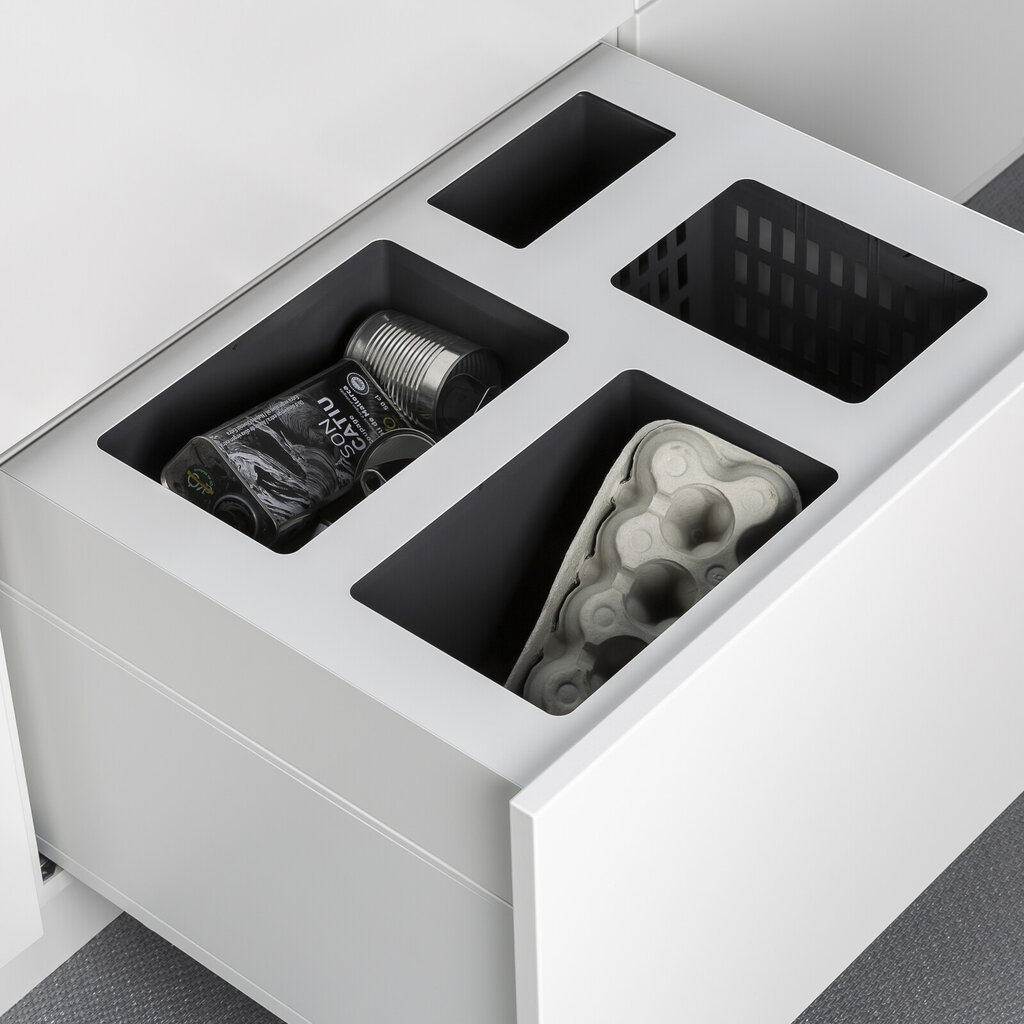 Sopinrede 60 metall hvit Sopinrede 60 metall hvit