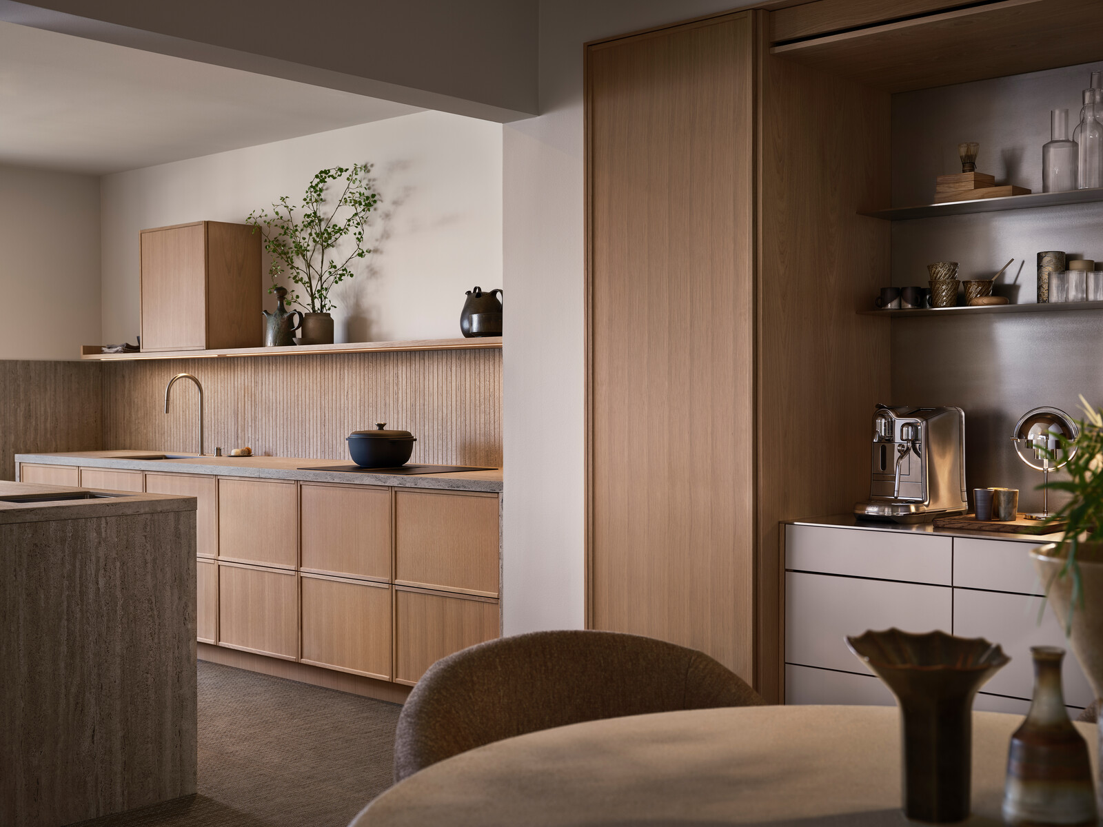 Kjøkkeninspirasjon Mood eik hvitpigmentert