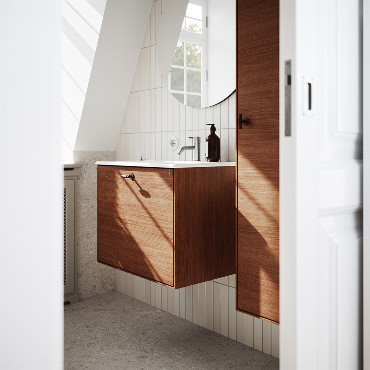 Vanity eik beis lysebrun