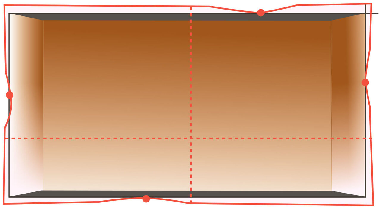 Måleguide illustrasjon Måleguide illustrasjon