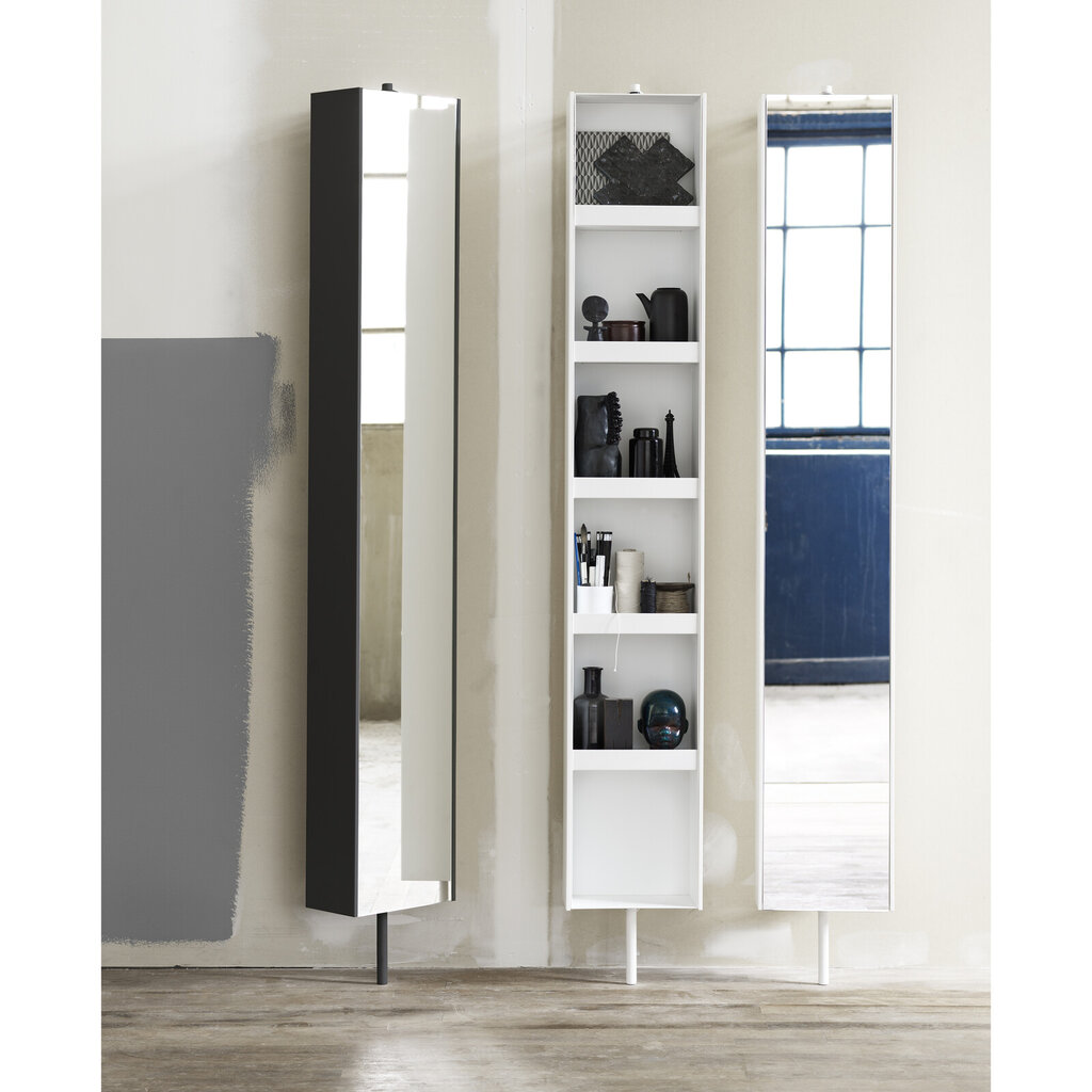 Hideaway vribart speil svart hvit