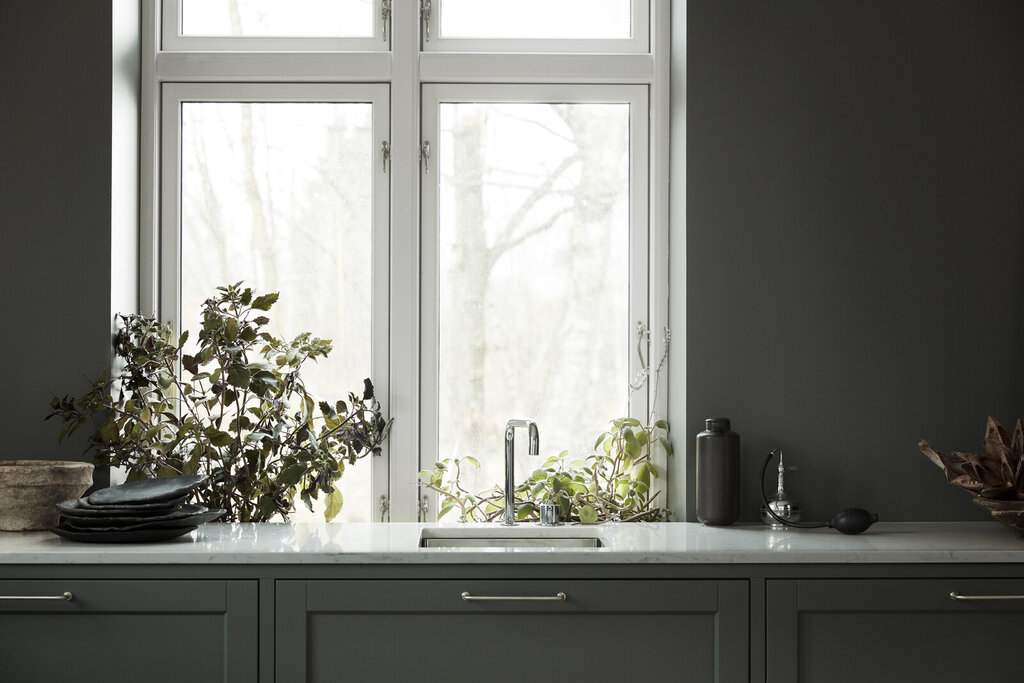 Kjøkkeninspirasjon Gastro grønngrå Kjøkkeninspirasjon Gastro grønngrå