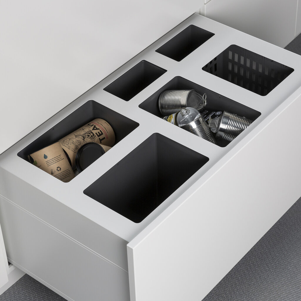 Sopinrede 80 metall hvit