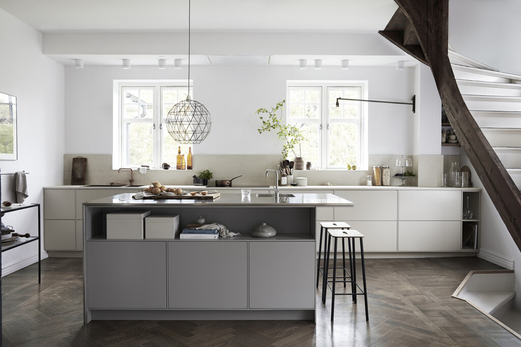 Kjøkkeninspirasjon Bistro østersbeige Kjøkkeninspirasjon Bistro østersbeige
