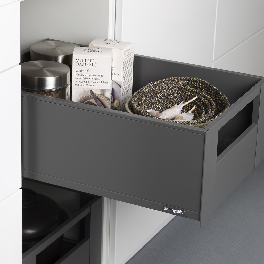 Bakke 40 grå metall høy Bakke 40 grå metall høy