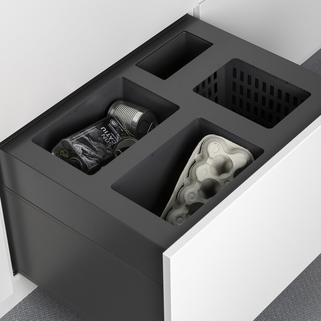 Sopinrede 60 metall grå