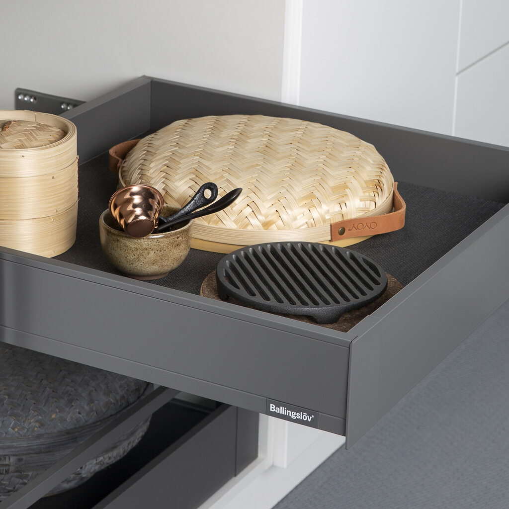 Bakke 60 grå metall lav Bakke 60 grå metall lav