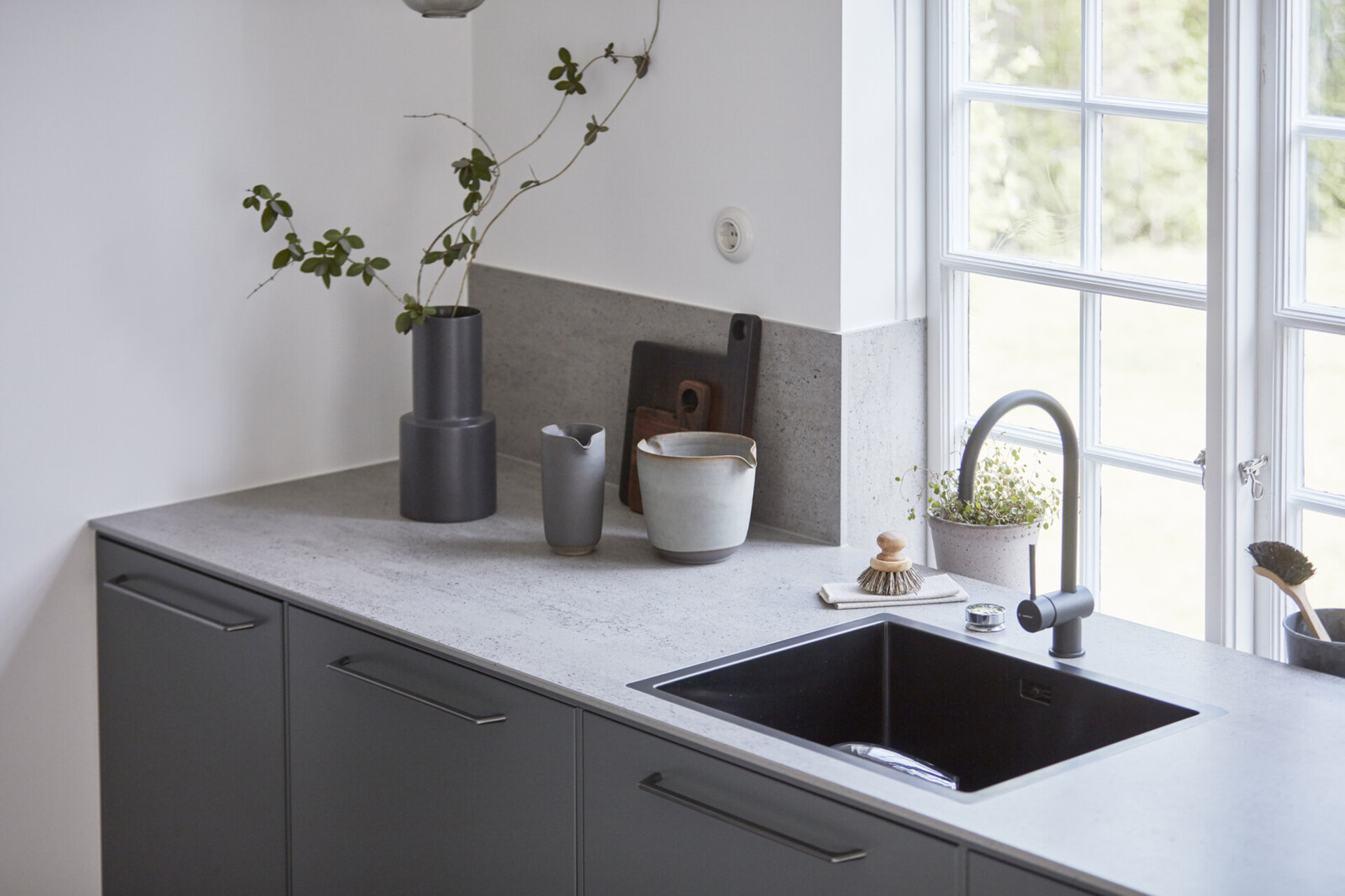 Kjøkkeninspirasjon Bistro grønngrå