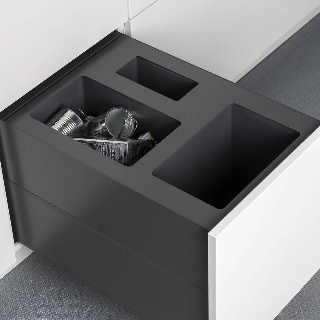 Sopinrede 40 metall grå