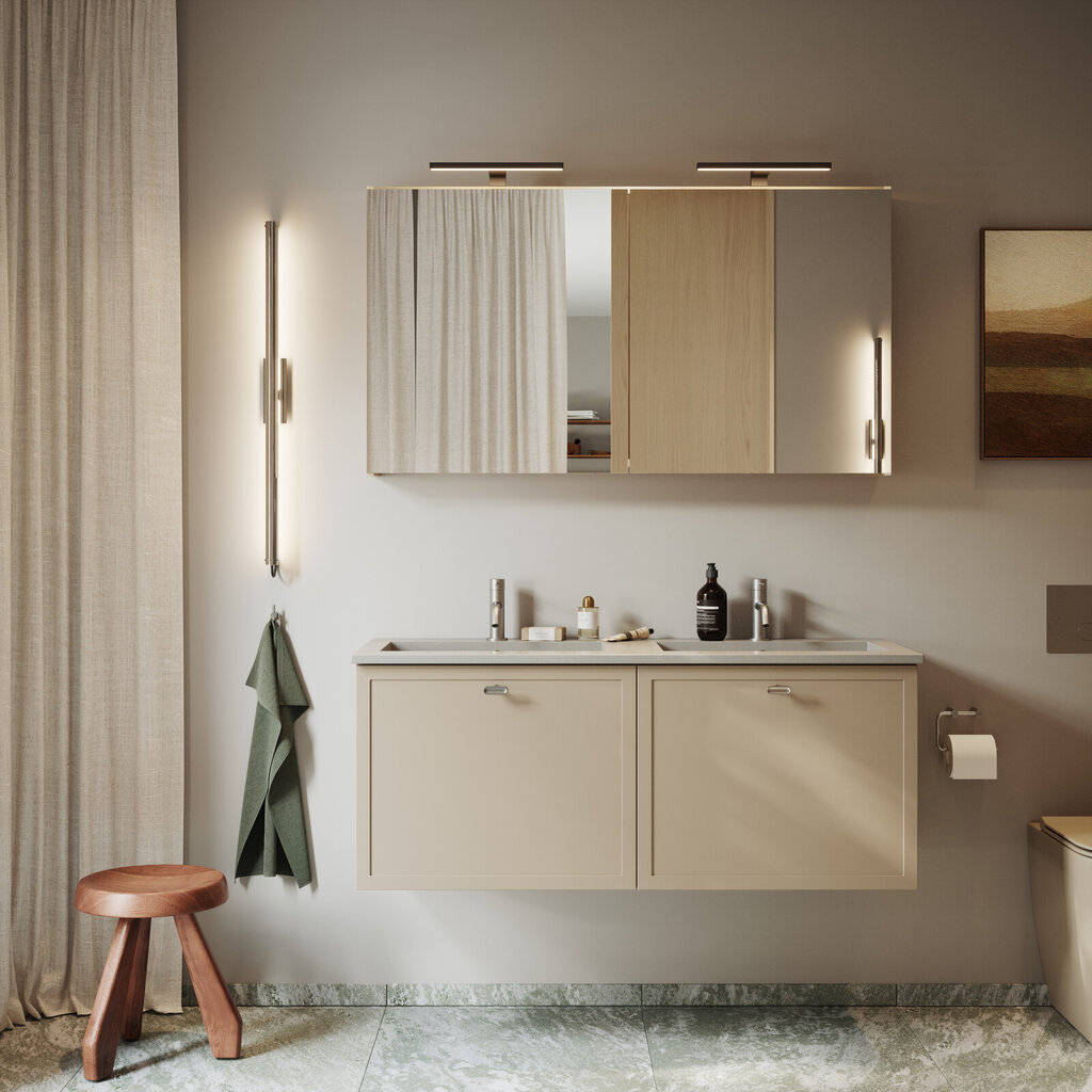 Baderomsinspirasjon Aroma mørkebeige Baderomsinspirasjon Aroma mørkebeige