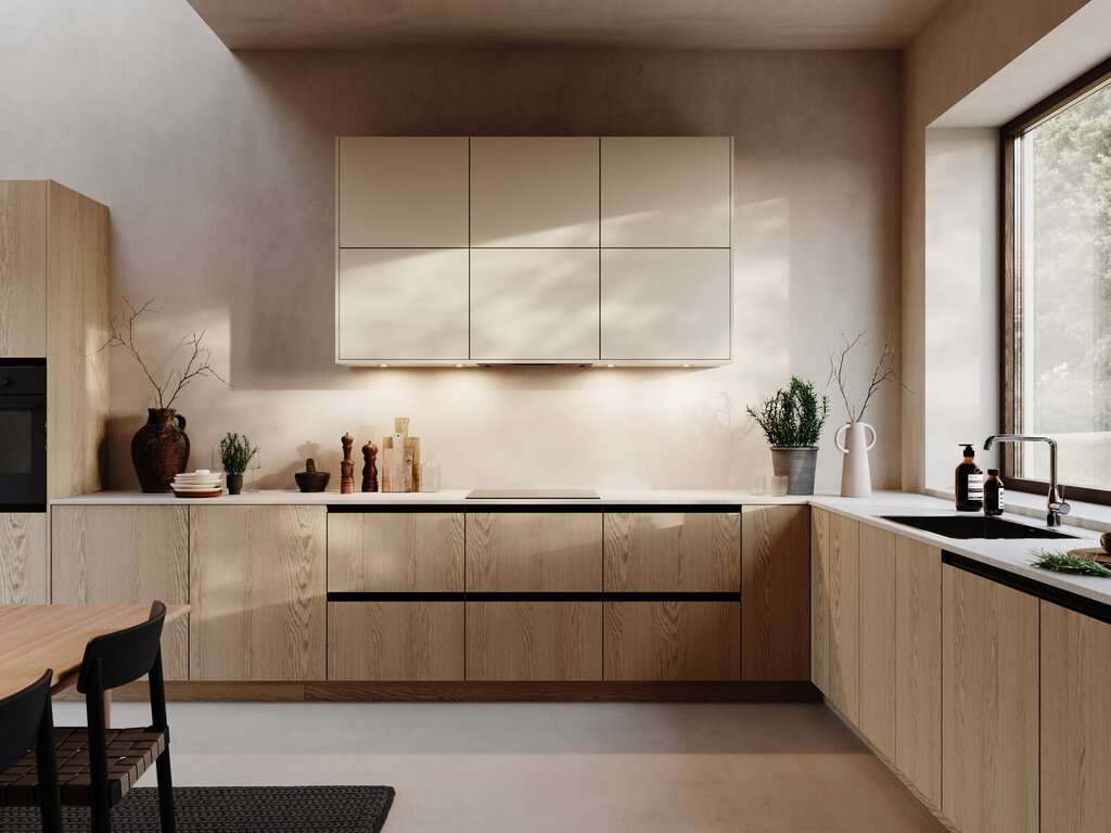 Kjøkkeninspirasjon Sintra lys eik