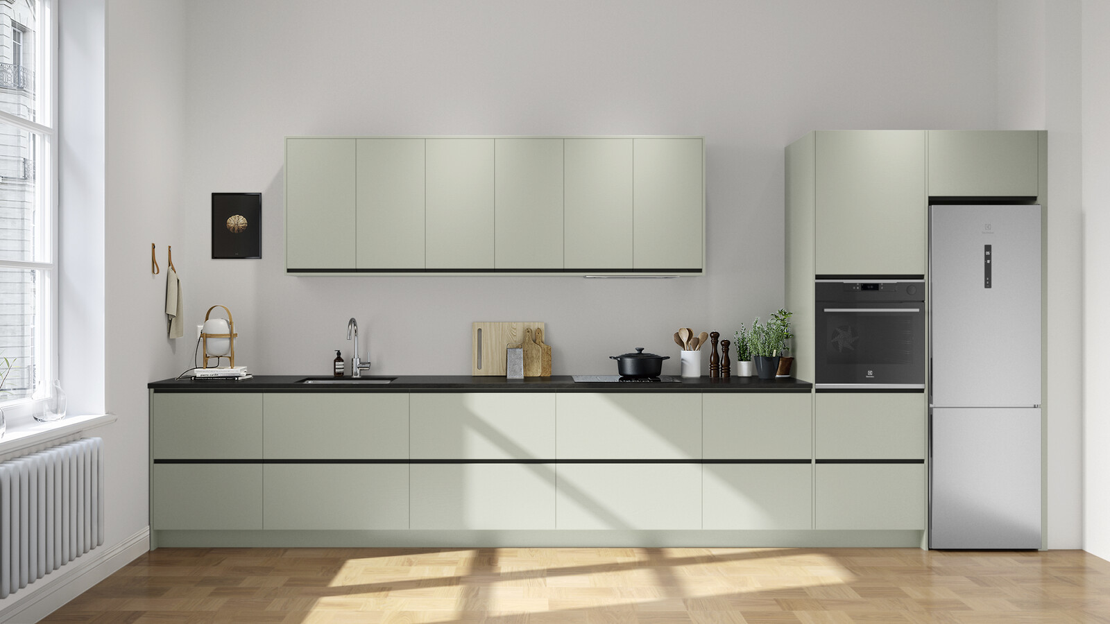 Line ask lindblomstgrønn grafittgrå Line ask lindblomstgrønn grafittgrå