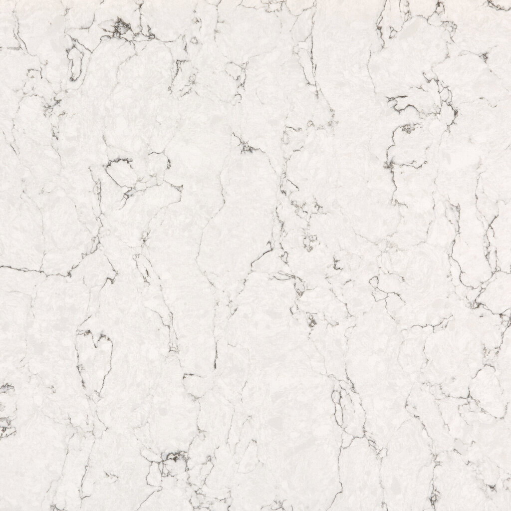 Benkeplate komposittstein Silestone White arabesque Benkeplate komposittstein Silestone White arabesque