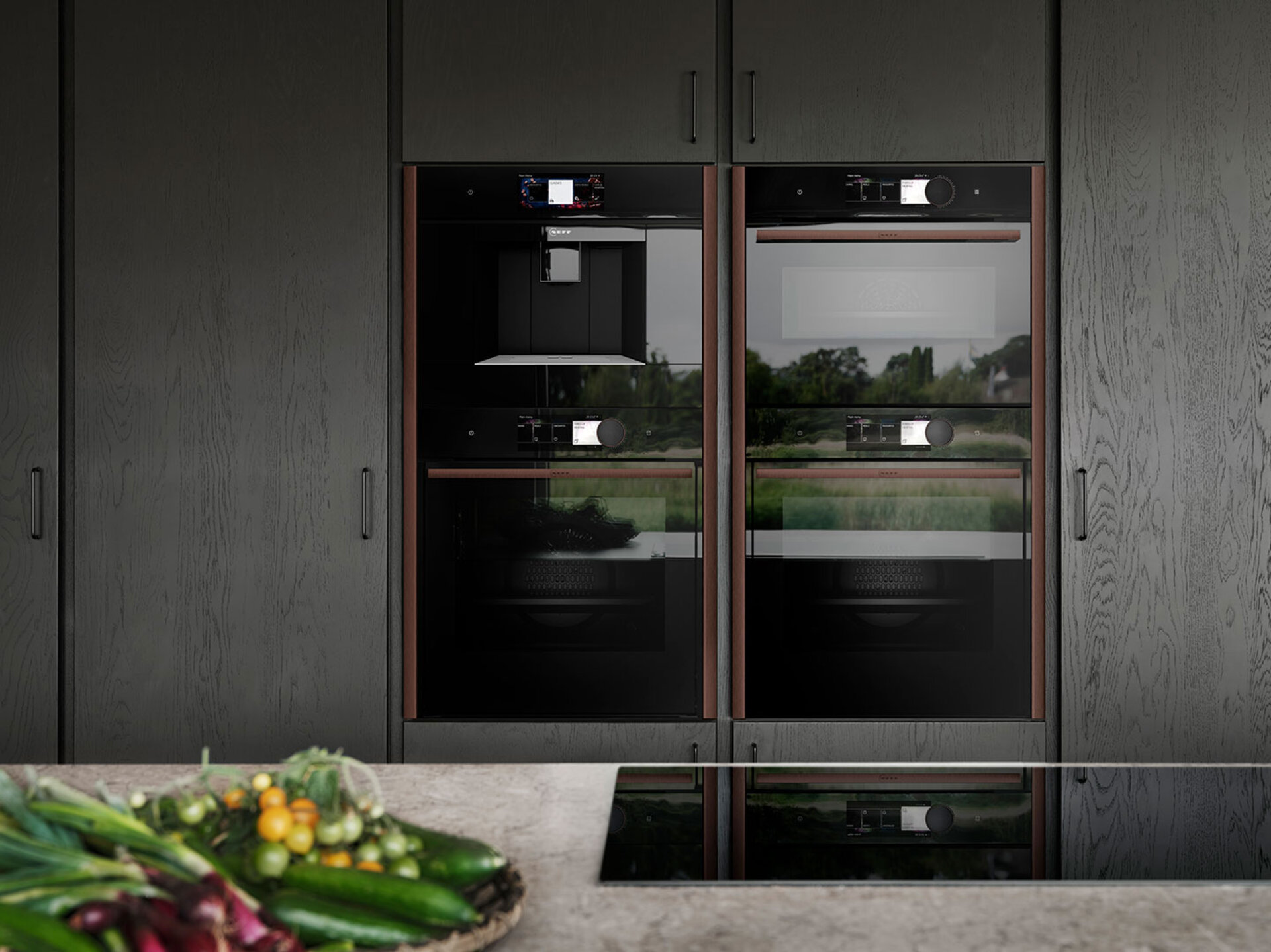 Hvitevarer fra Neff - brushed bronze