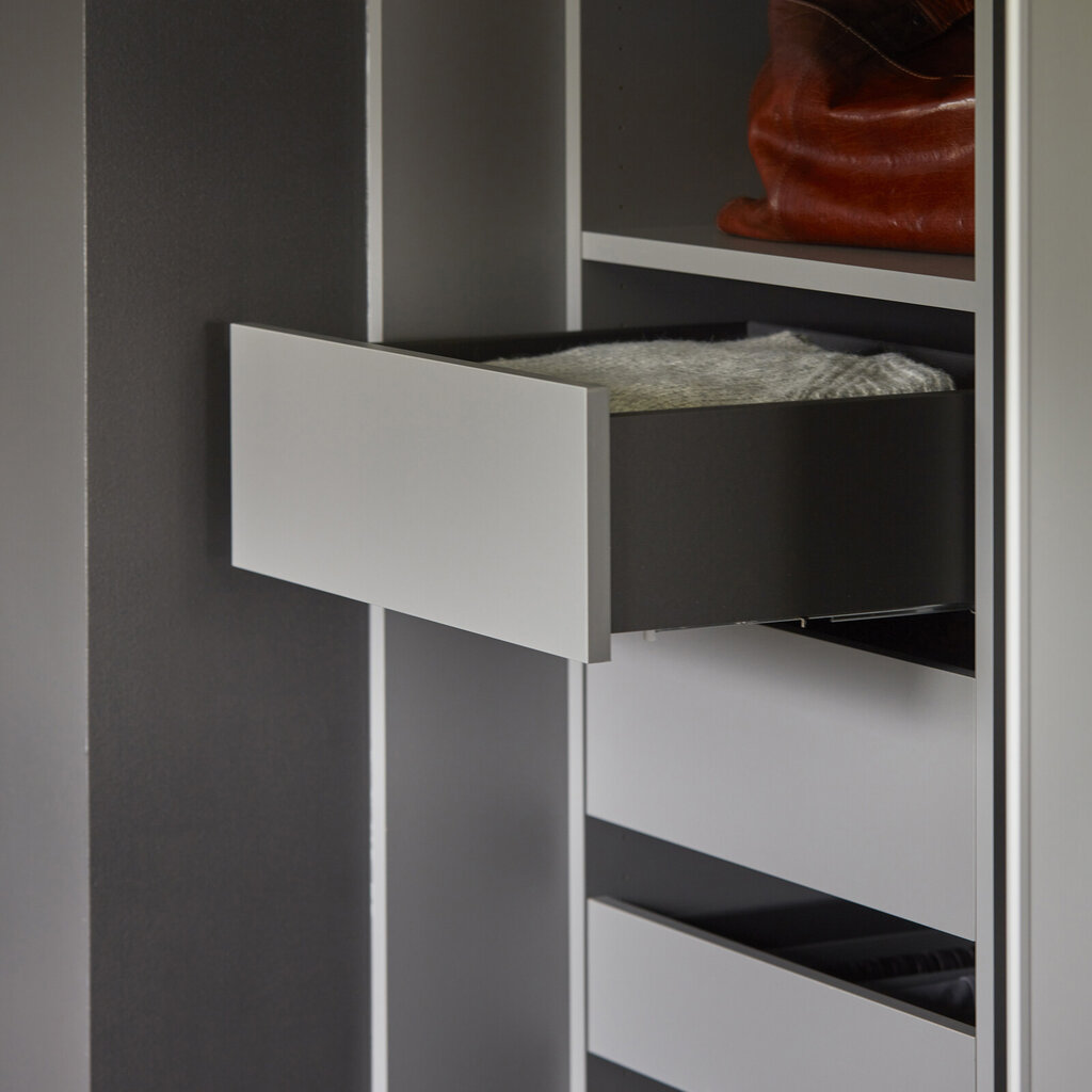 Garderobeinnredning skuffe deluttrekk