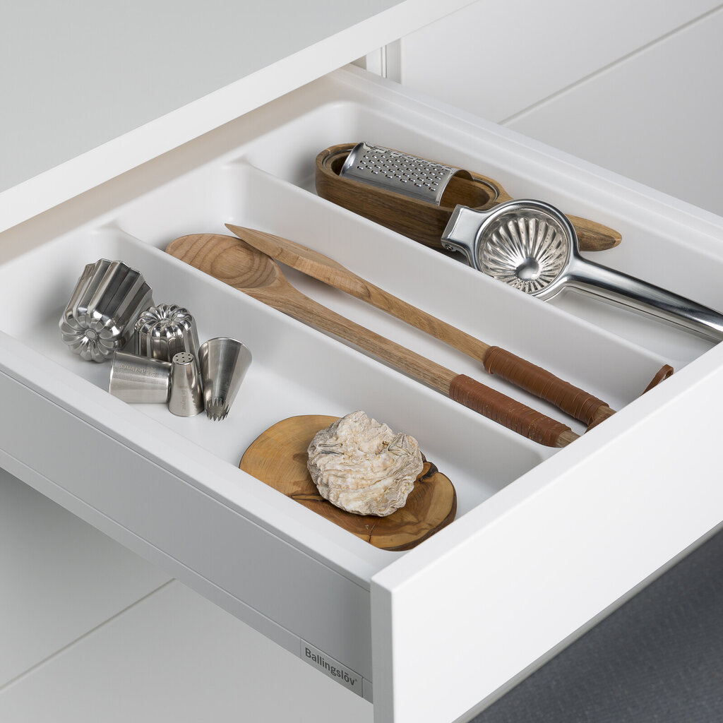 Redskapsinnsats 50 hvit plast Redskapsinnsats 50 hvit plast