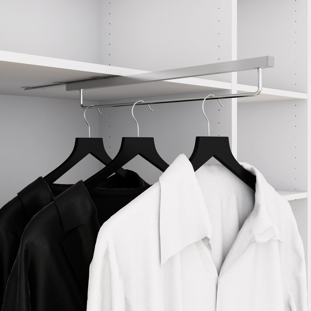 Garderobeinnredning klesstang uttrekkbar