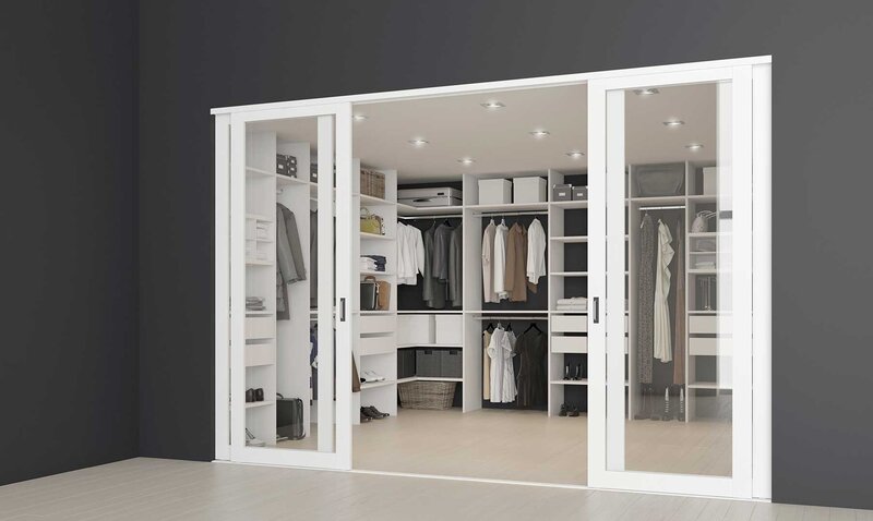 Walk-in closet hvit Walk-in closet hvit