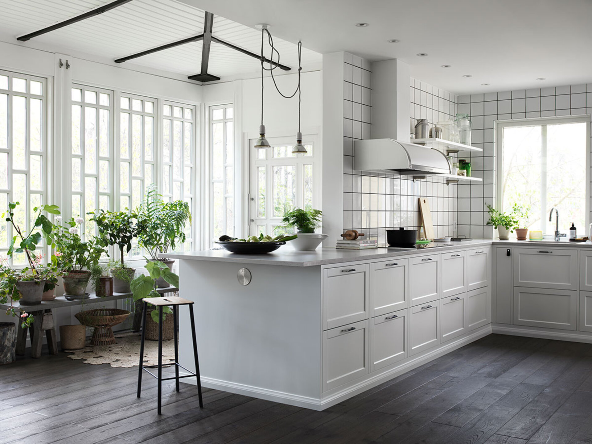 Kjøkken - Gastro hvitmalt Kjøkken - Gastro hvitmalt