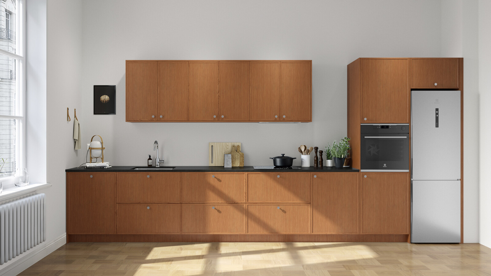 Mood eik lysebrun beis