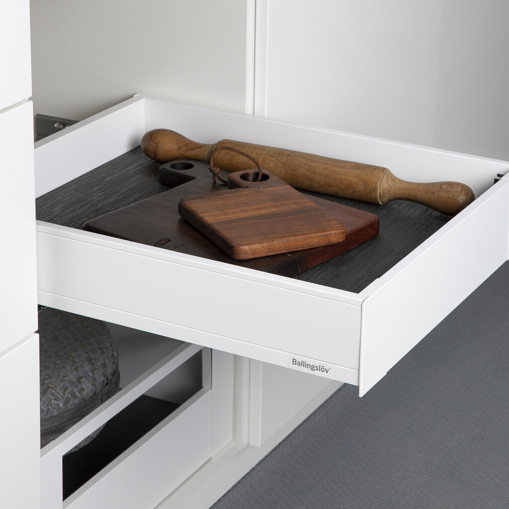 Bakke 50 hvit metall lav Bakke 50 hvit metall lav