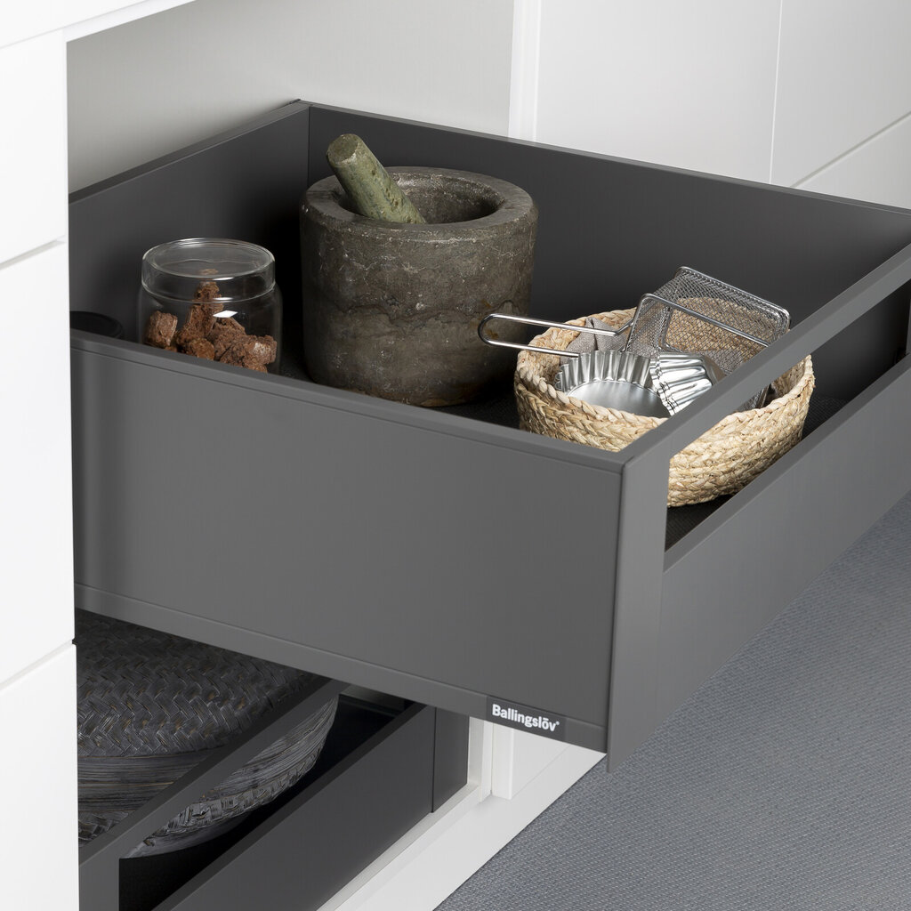 Bakke 60 grå metall høy Bakke 60 grå metall høy