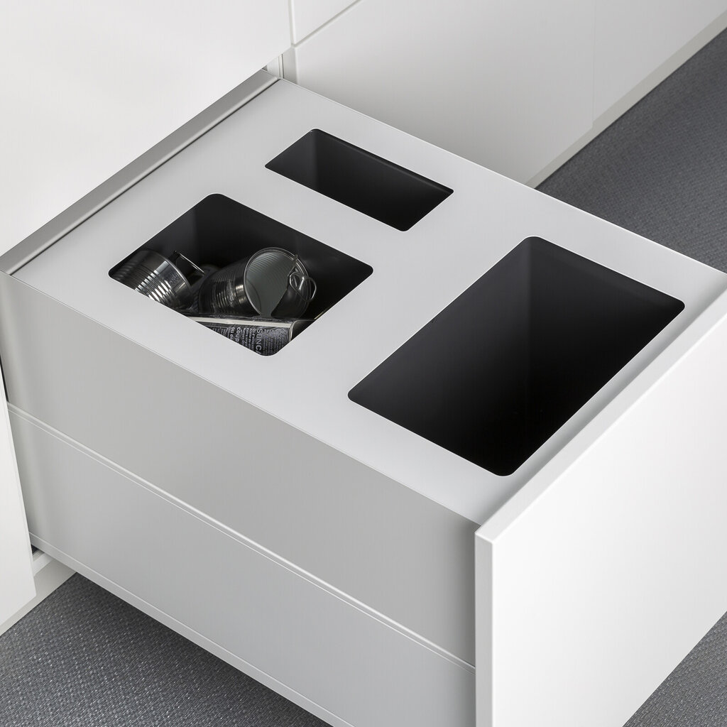 Sopinrede 40 metall hvit Sopinrede 40 metall hvit