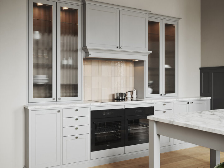 Kjøkkeninspirasjon Gastro mørkegrå shaker