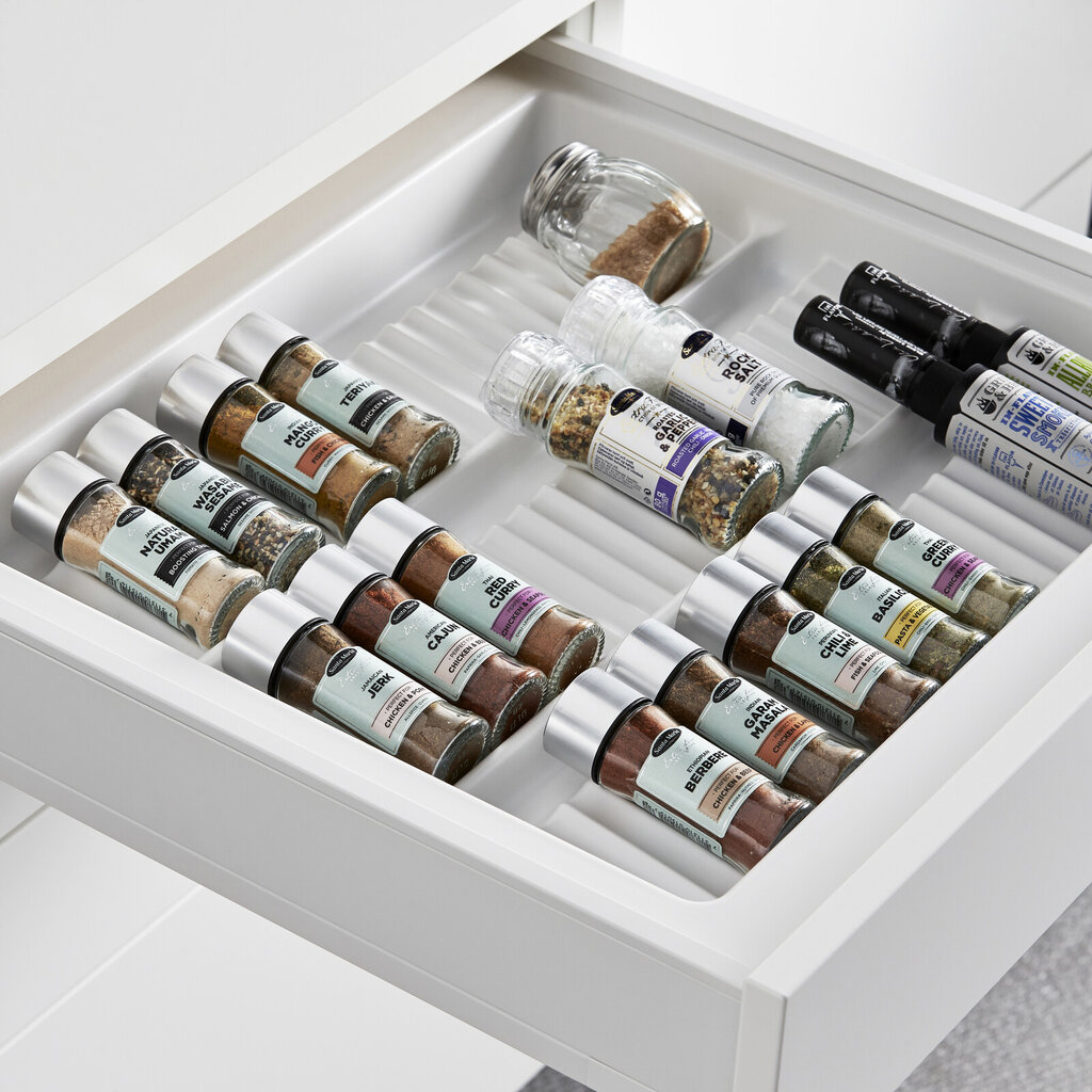 Krydderinnlegg 60 hvit plast