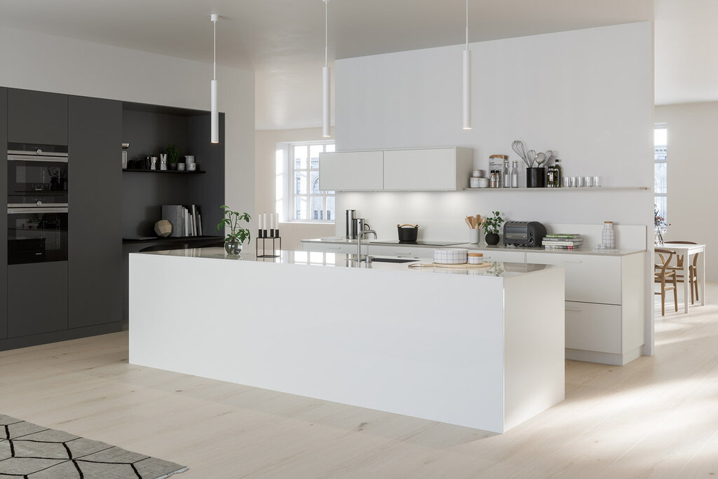 Kjøkken - Bistro system 10 hvit Kjøkken - Bistro system 10 hvit