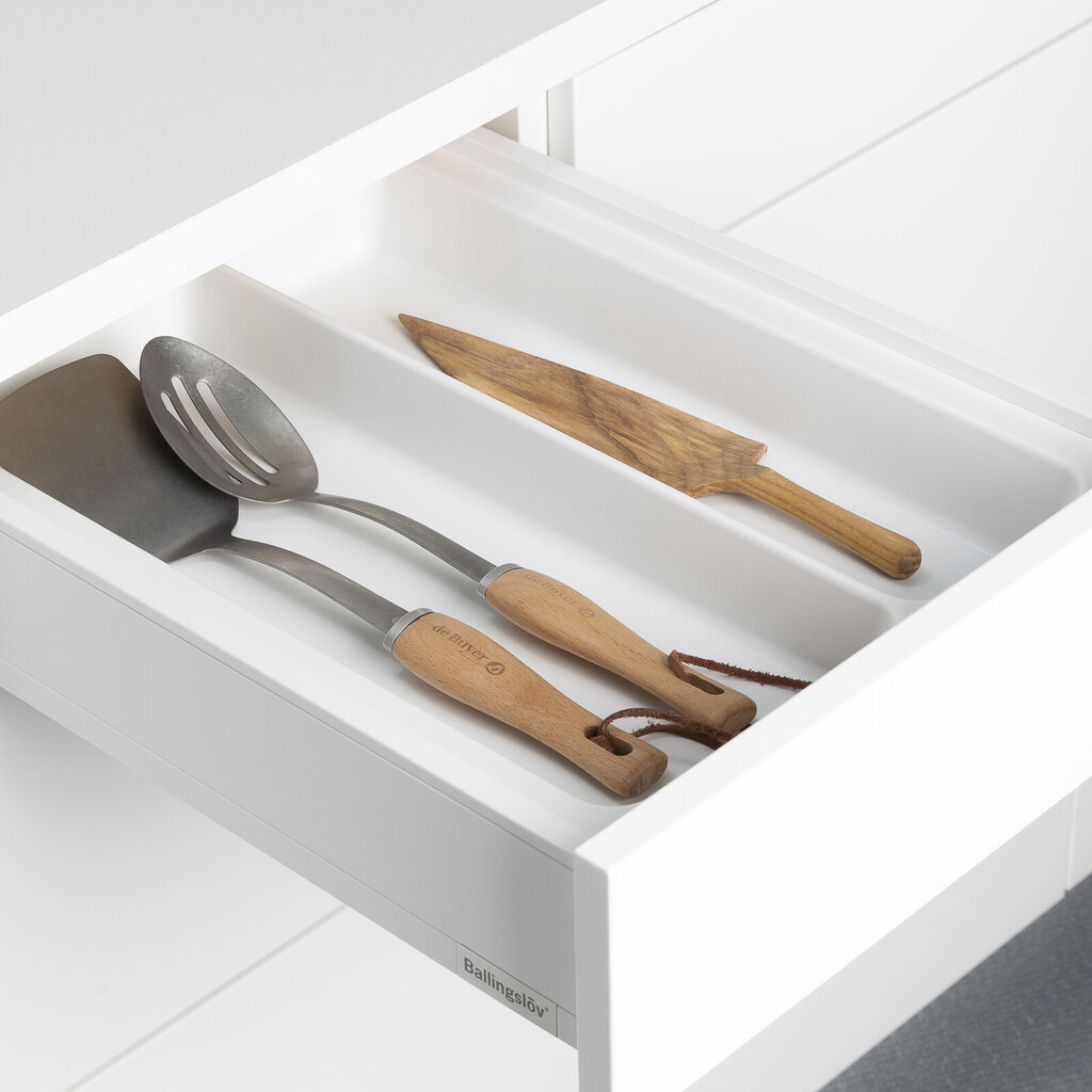 Redskapsinnsats 40 hvit plast Redskapsinnsats 40 hvit plast