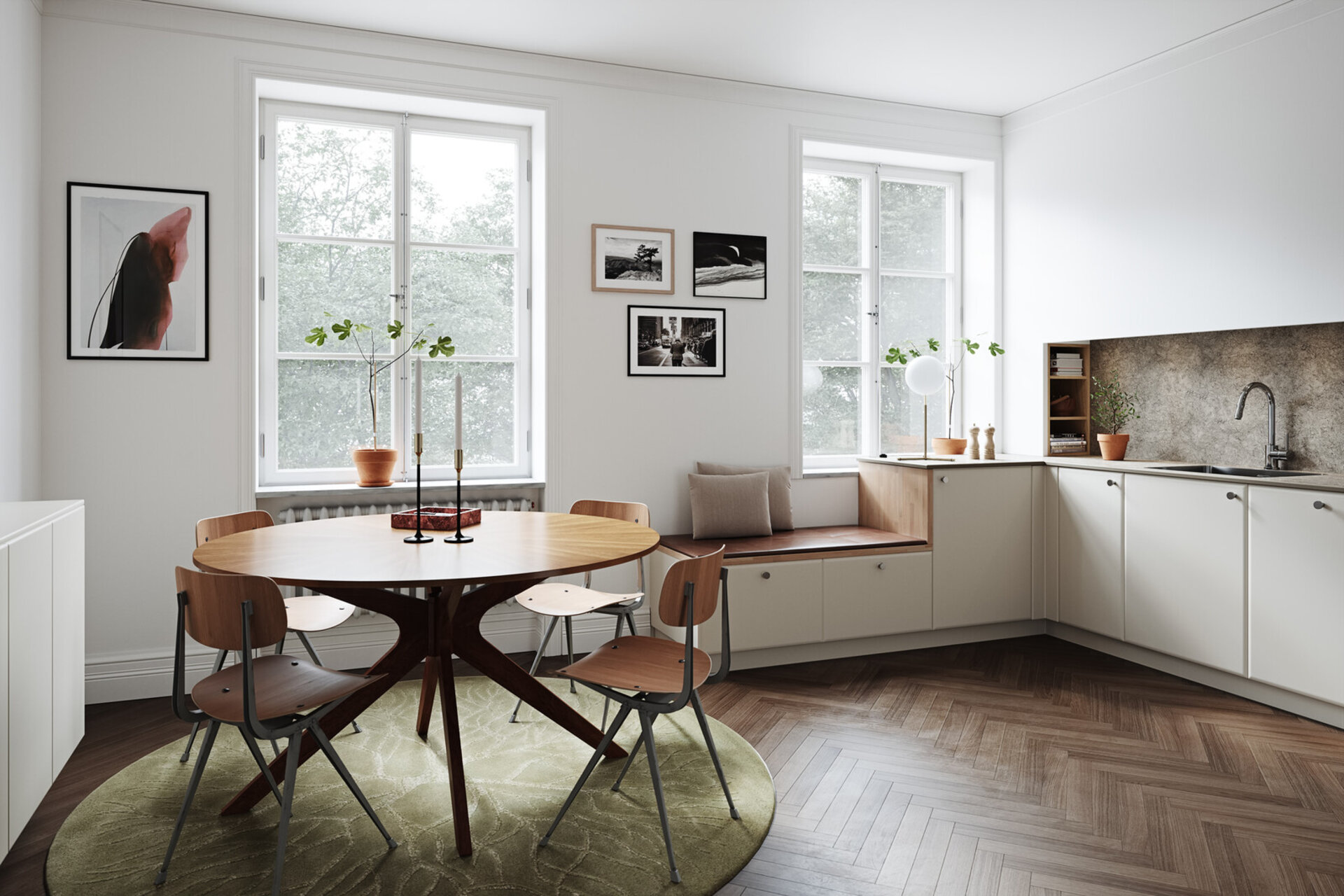 Kjøkkeninspirasjon Birka østersbeige Kjøkkeninspirasjon Birka østersbeige